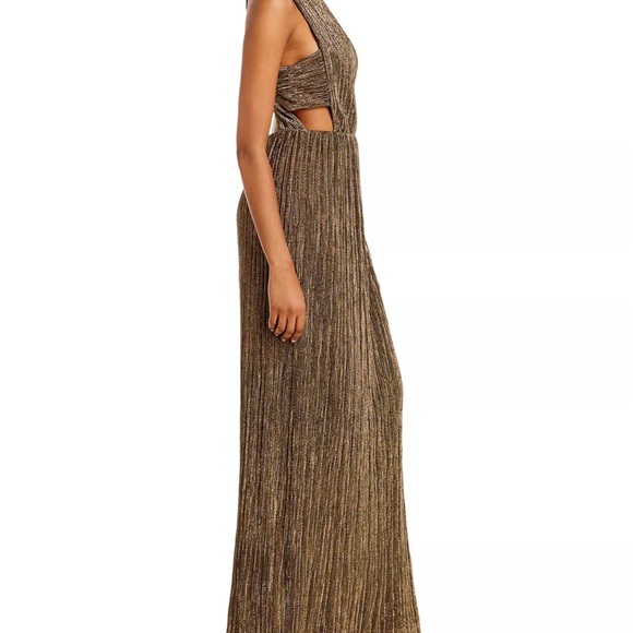 BCBG metallic pleaded dress - Picture 3 of 6